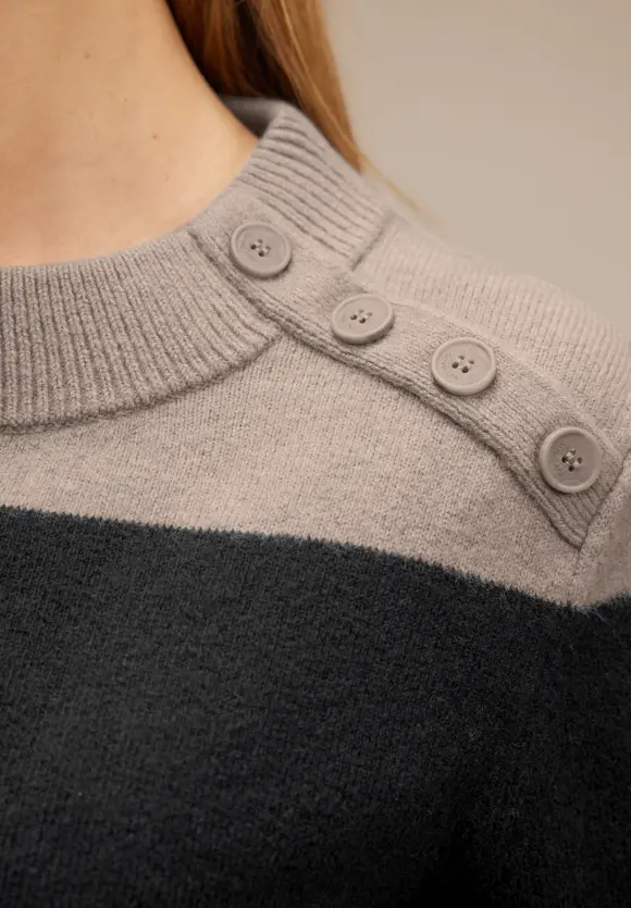 Street One Pullover mit Blockstreifen