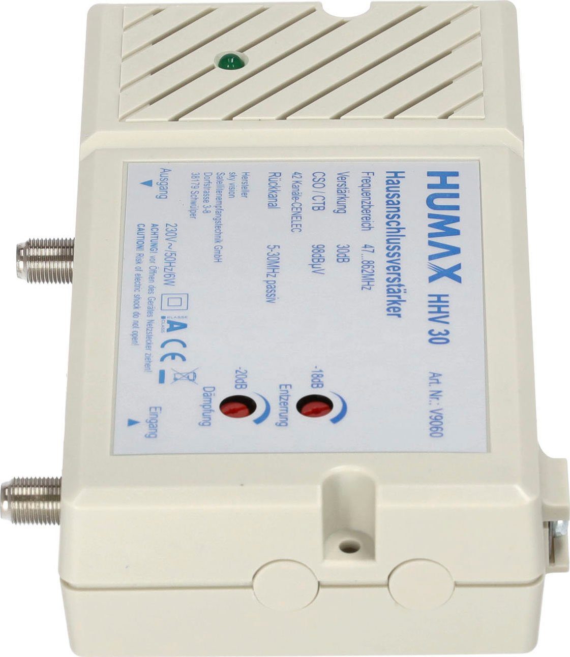 Humax HHV 30 Leistungsverstärker