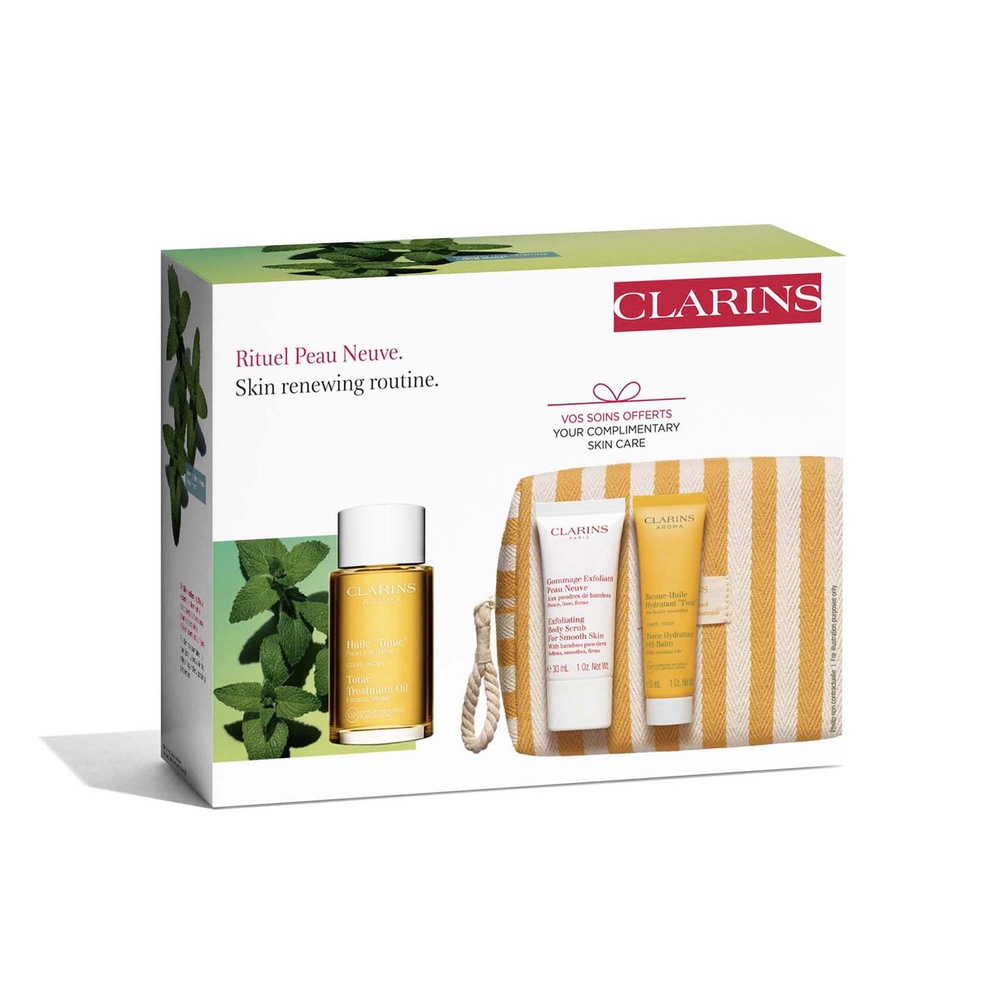 Clarins Coffret Huile Tonic Rituel Peau Neuve Coffret