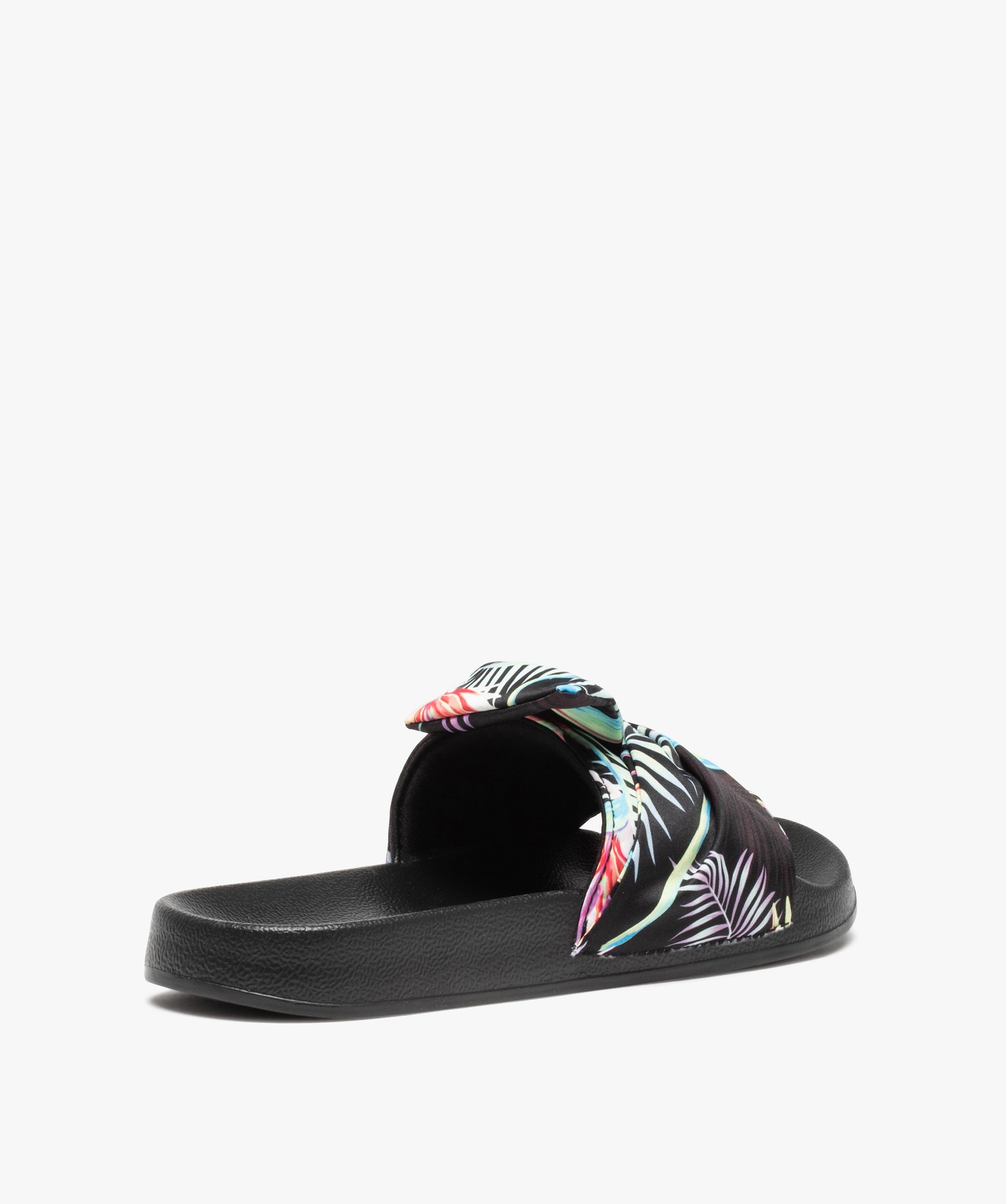 Mules de piscine femme à bandeau drapé – Maui and Sons noir | GEMO