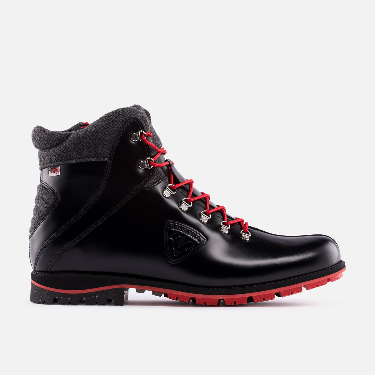 1907 Chamonix Shiny Black Herrenstiefel