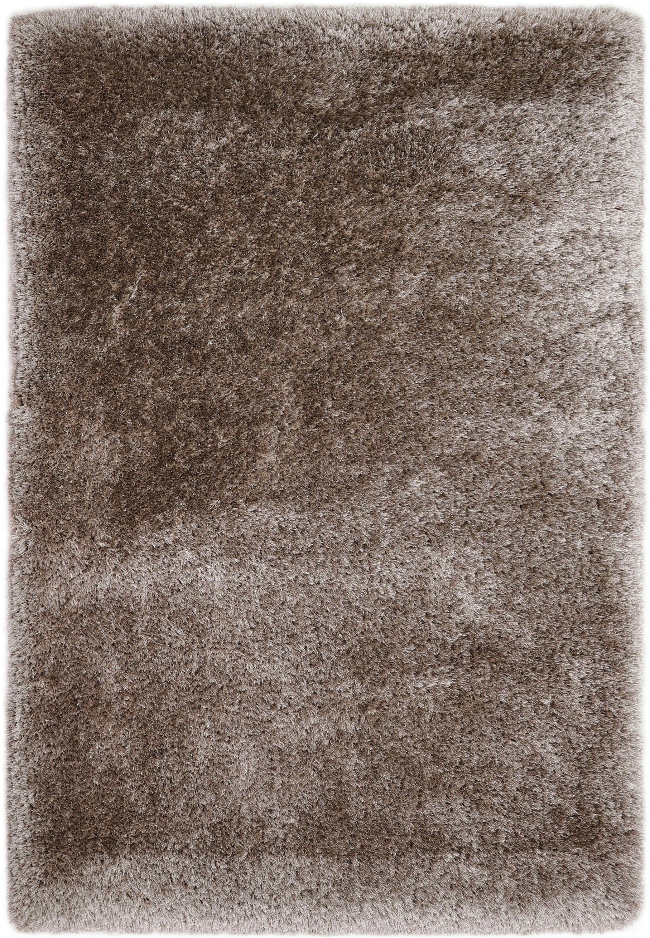 Hochflor-Teppich Lasse, Mikrofaser Teppich, Leonique, rechteckig, Höhe: 76 mm, Shaggy-Look, meliertes Garn, Wohnzimmer, Schlafzimmer, Kinderzimmer