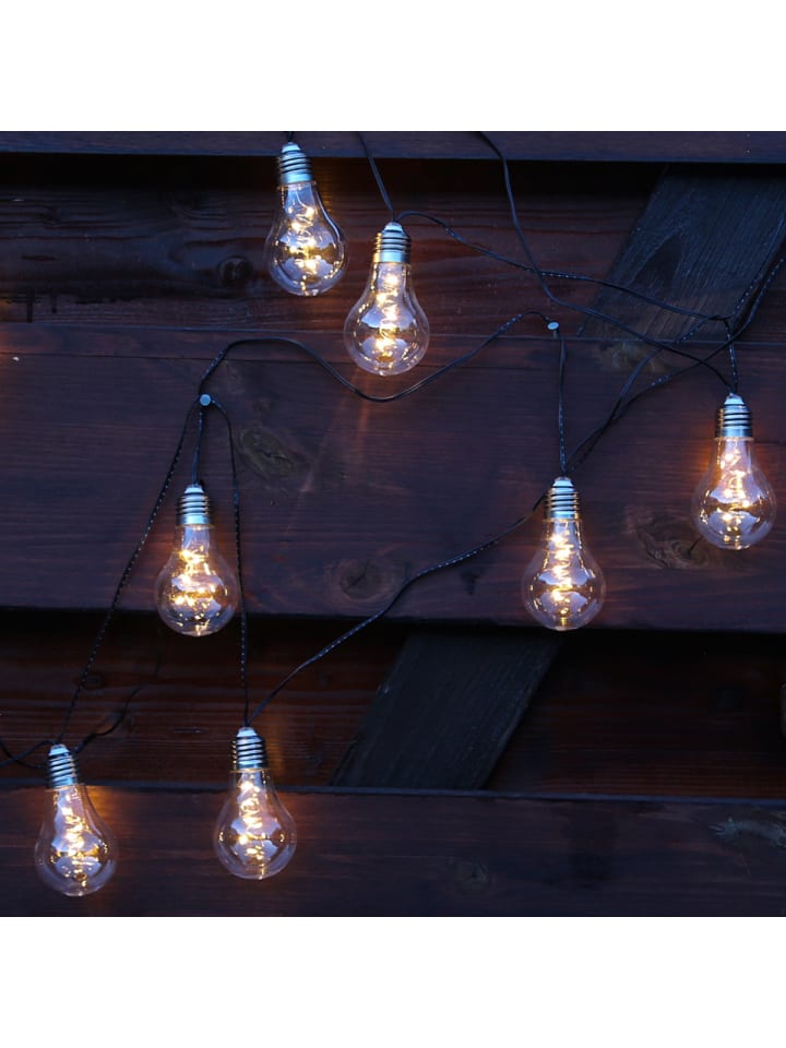 MARELIDA LED Solar Lichterkette 10 Glühbirnen in transparent - L: 4,5m günstig kaufen onesize