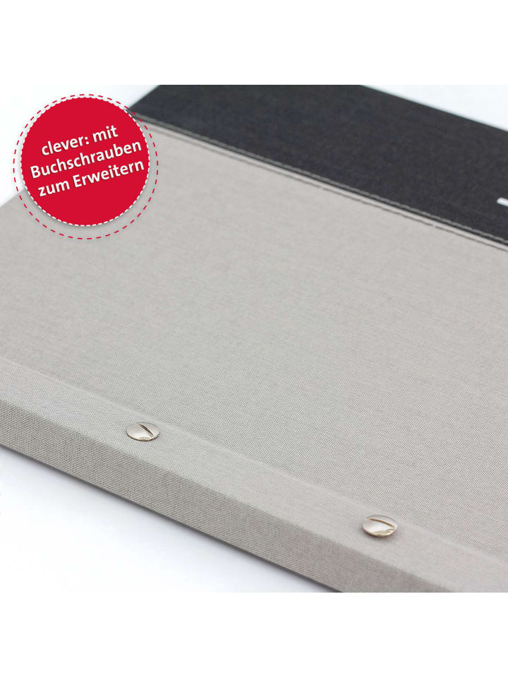ROTH Zeugnismappe Spectrum mit Buchschrauben grey in Grau günstig kaufen onesize