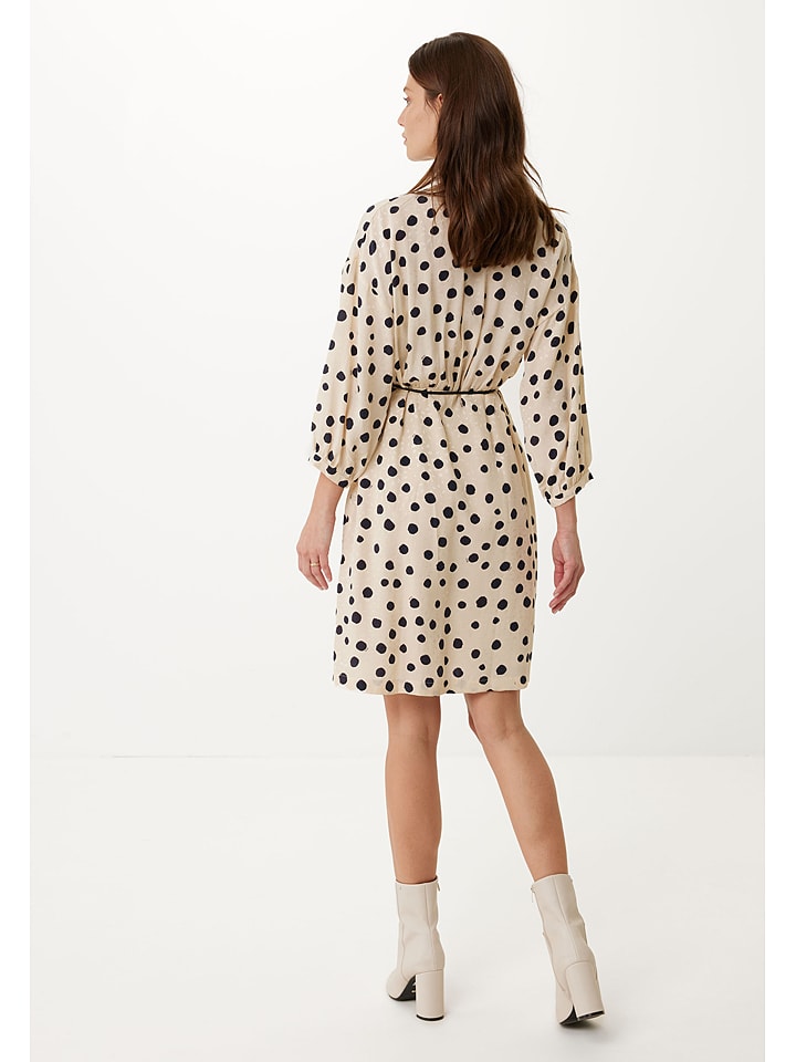 Mexx Kleid in Creme/ Schwarz günstig kaufen