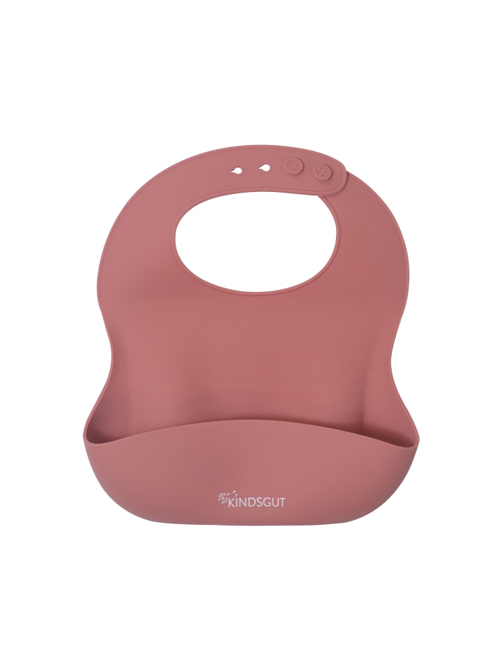 Kindsgut  Silikonlätzchen in Altrosa günstig kaufen onesize
