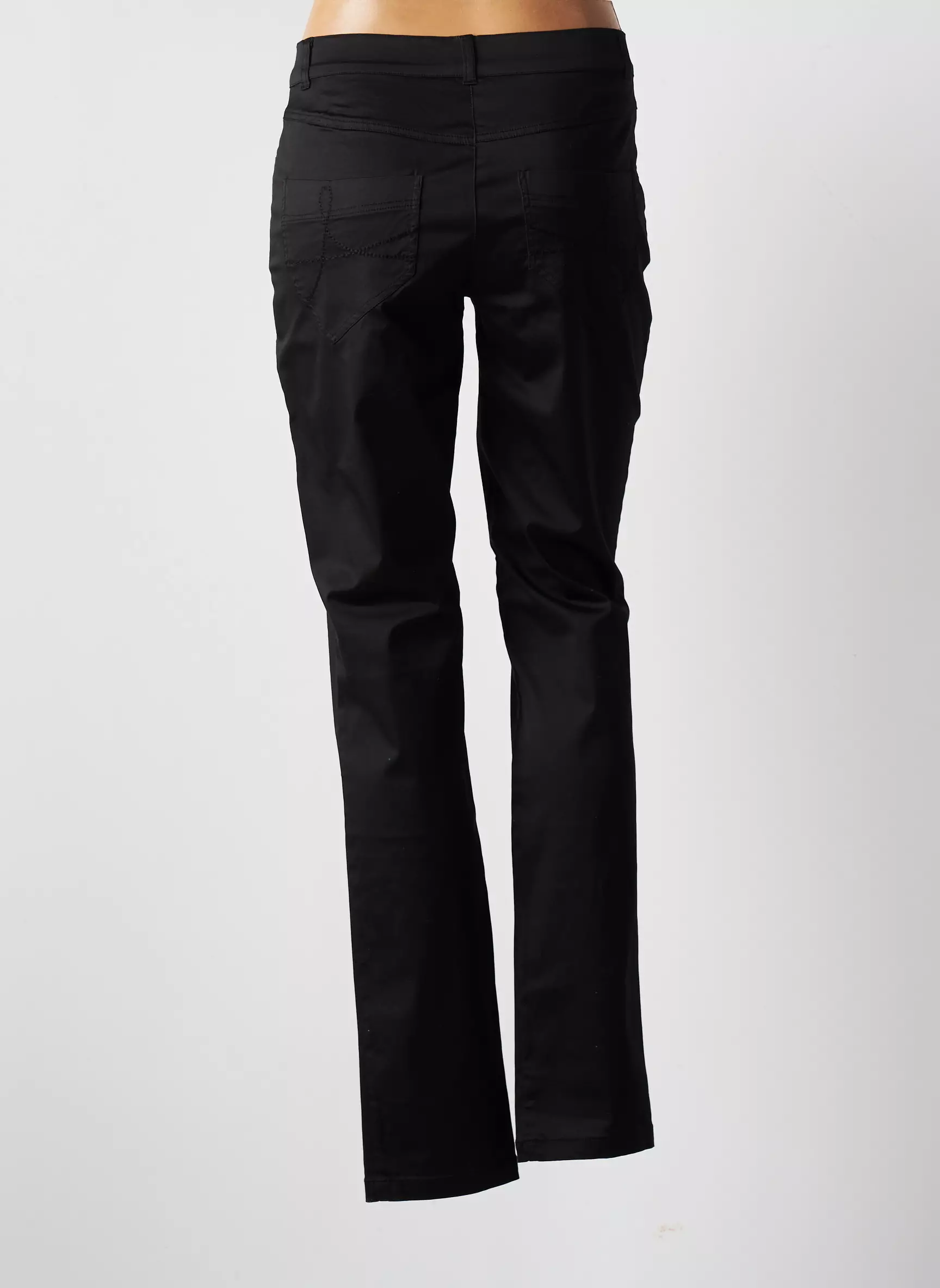 Aventures Des Toiles Pantalons Slim Femme couleur noir
