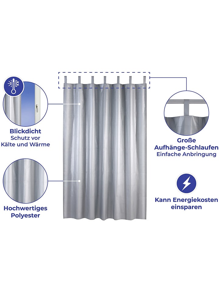 Wenko Thermovorhang in Silber - (L)200 x (B)130 cm günstig kaufen onesize