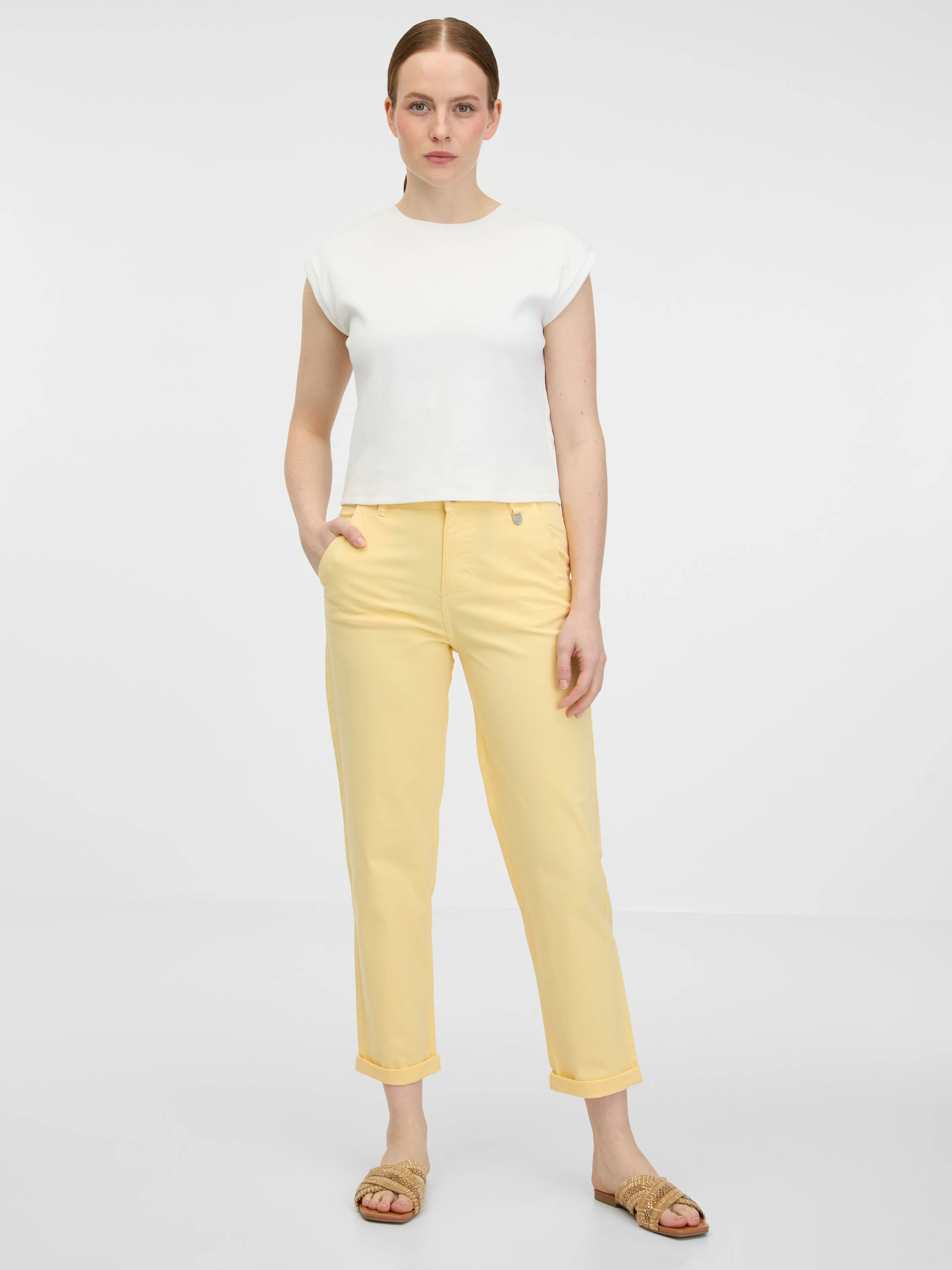 Gelbe Damenhose ORSAY