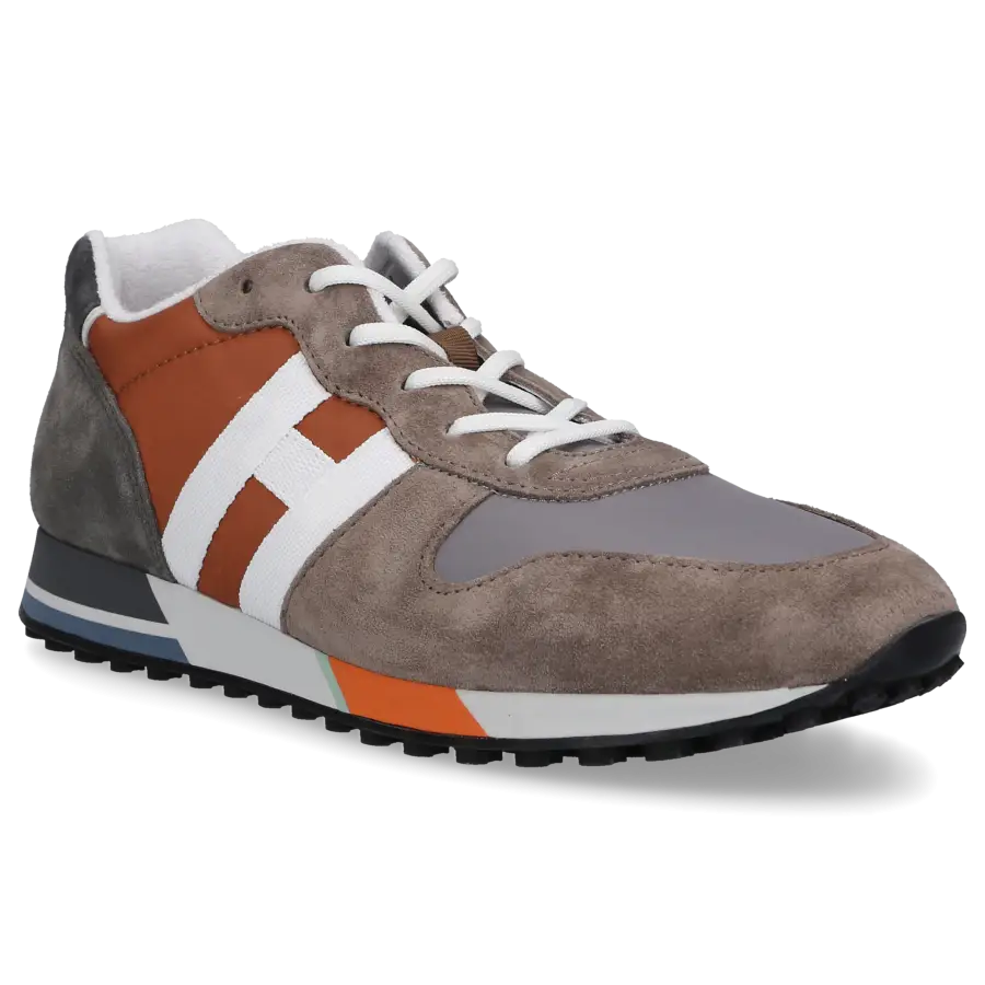 Hogan - Sneaker low H383 Veloursleder Textil - grau