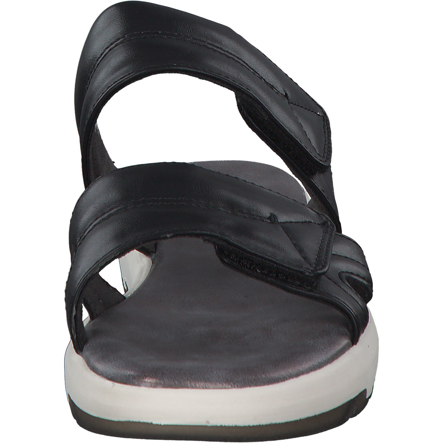 Jana Shoes 27261, Plateau-Pantoletten, Damen, black