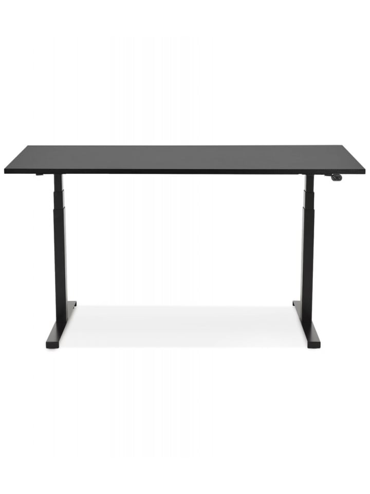 KADIMA DESIGN Elektrischer Sitz-Steh-Schreibtisch | Modern Elegant in Schwarz günstig kaufen