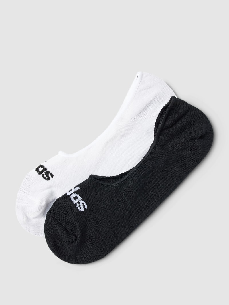 Sneakersocken mit Label-Detail im 2er-Pack in weiß