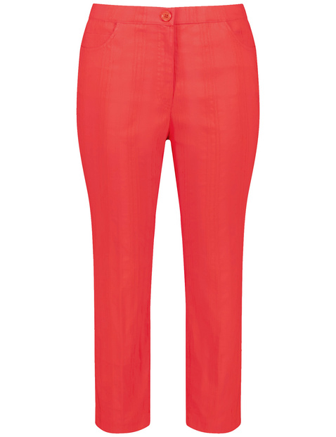 3/4 Stretchhose mit Streifen-Struktur Betty