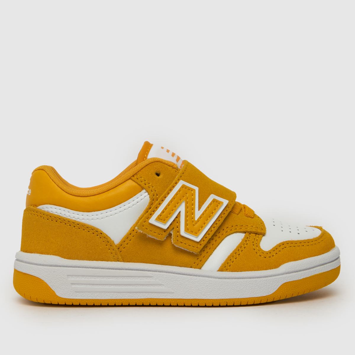 New Balance fehér és mustárszínű 480 v Junior cipők