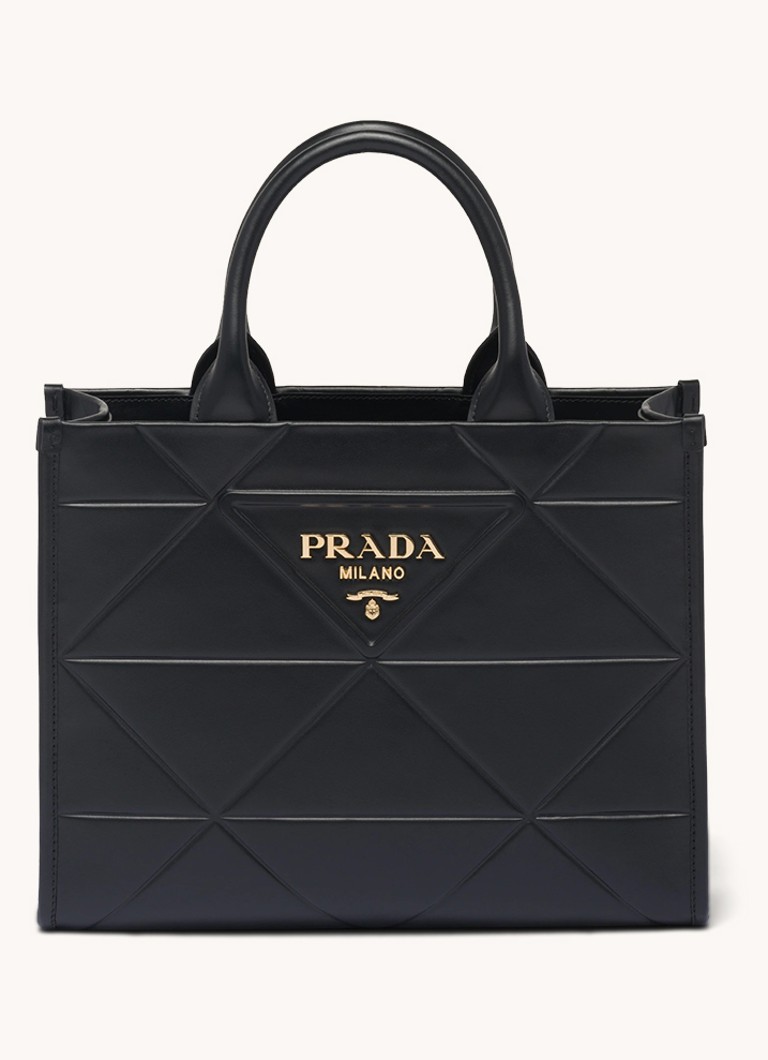Geantă medie Prada din piele cu logo