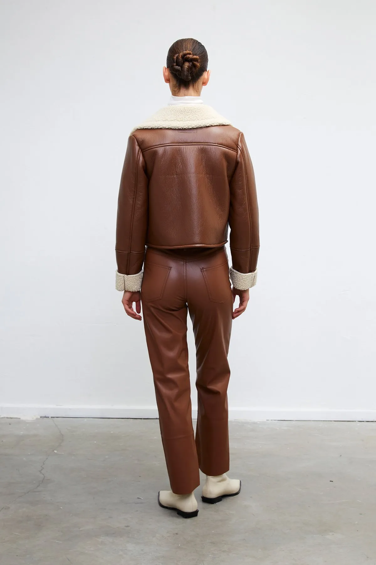 VATKALI  Lederhose Braun