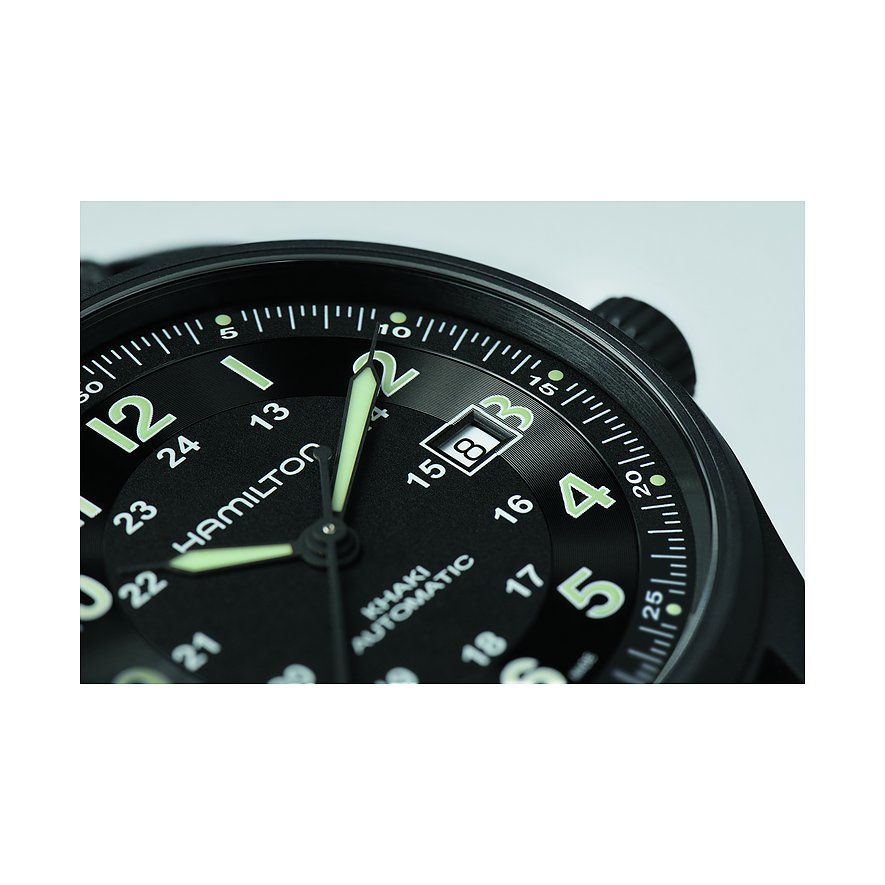 Hamilton Herrenuhr Khaki Field Titanium Auto