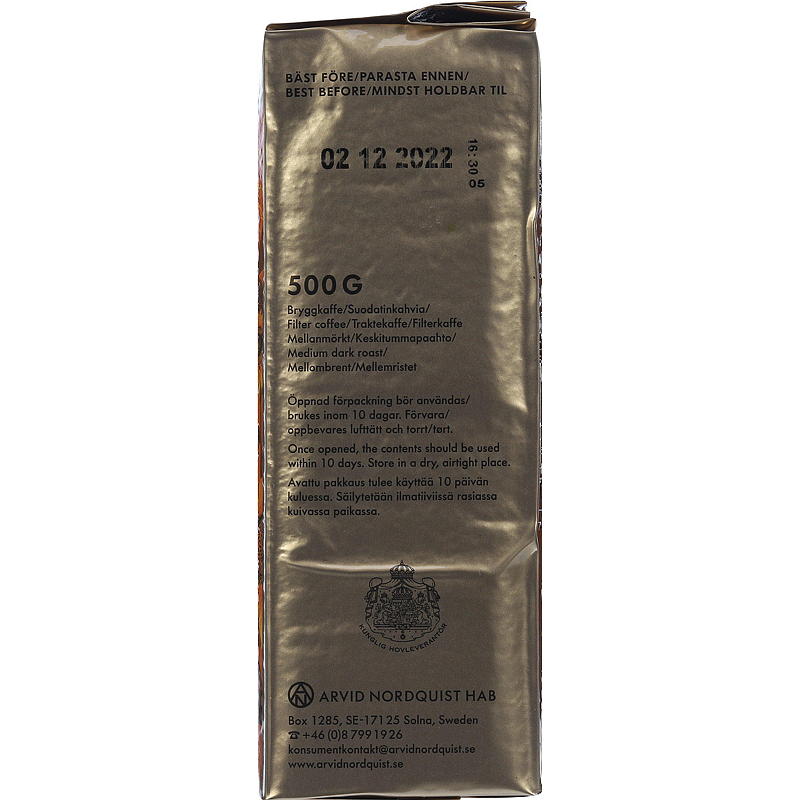 Arvid Nordquist Classic Grand Dia 500g, filtermalt