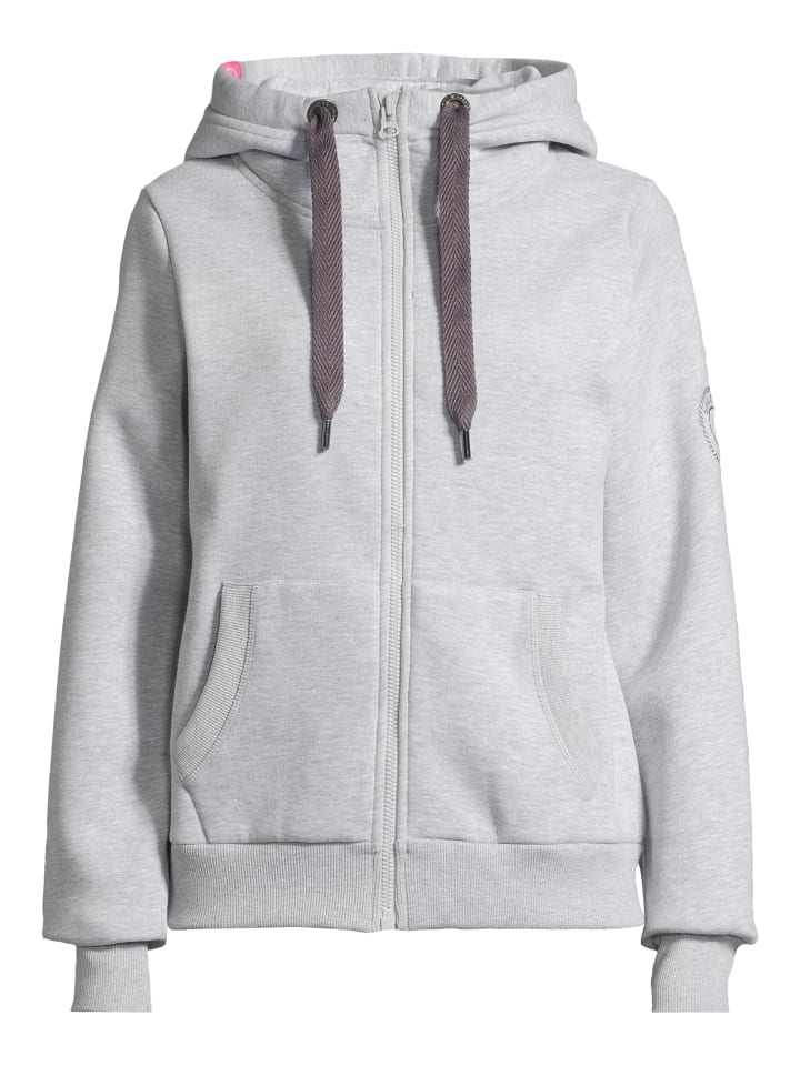 Salzhaut Sweatjacke Sööte Jacke in Grey Melange günstig kaufen