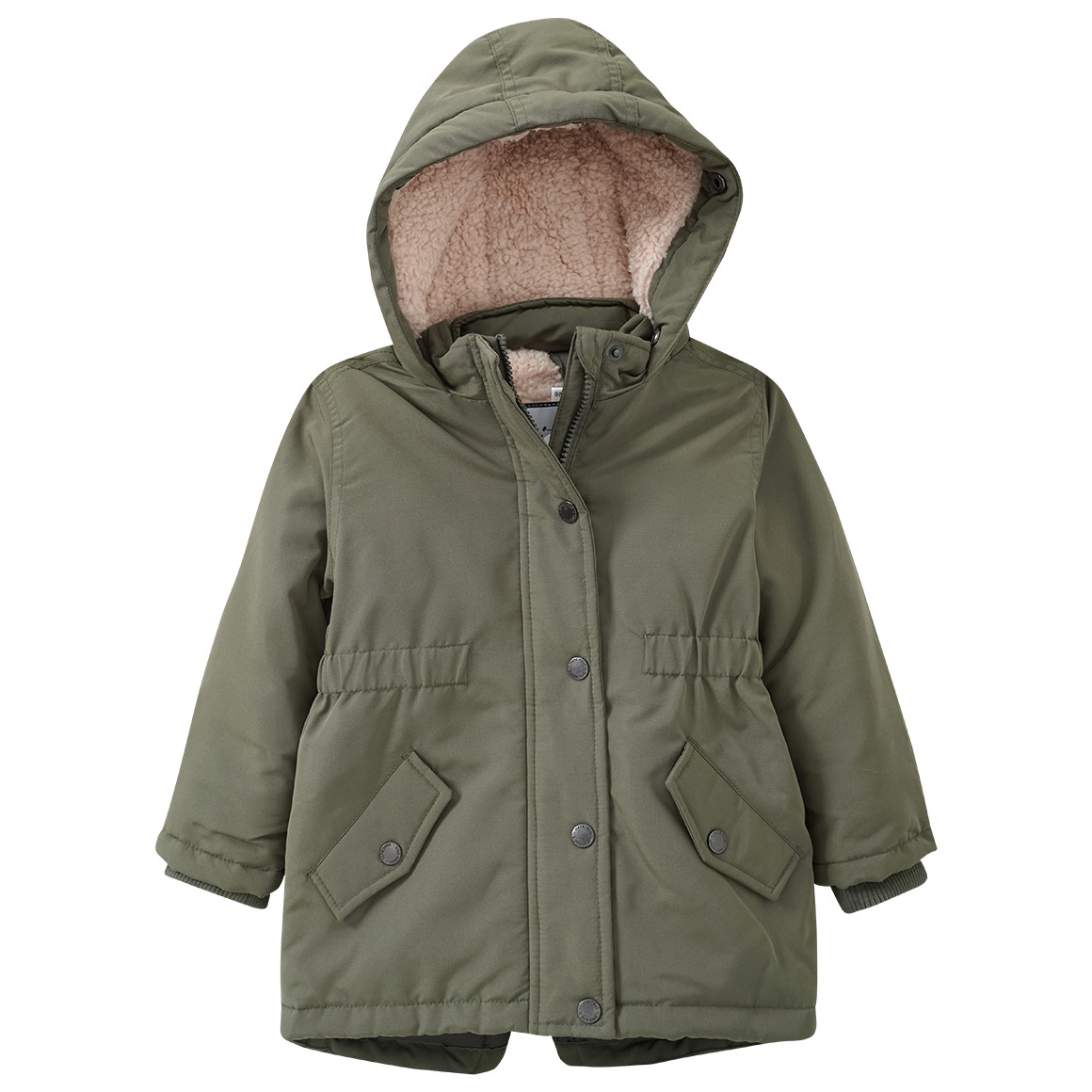 Mädchen Parka mit Fellimitat