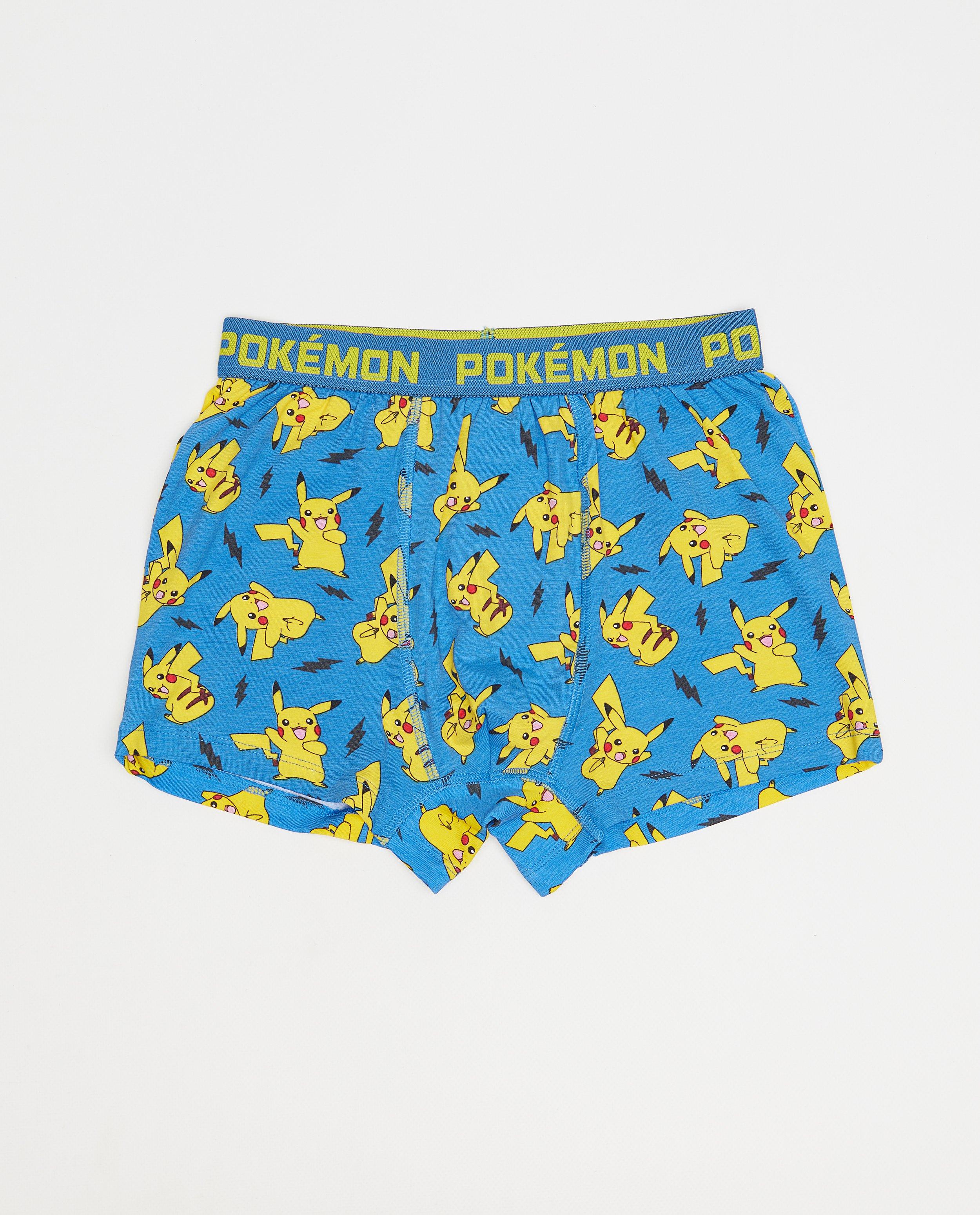 Set de 3 chiloți kaki Pokemon