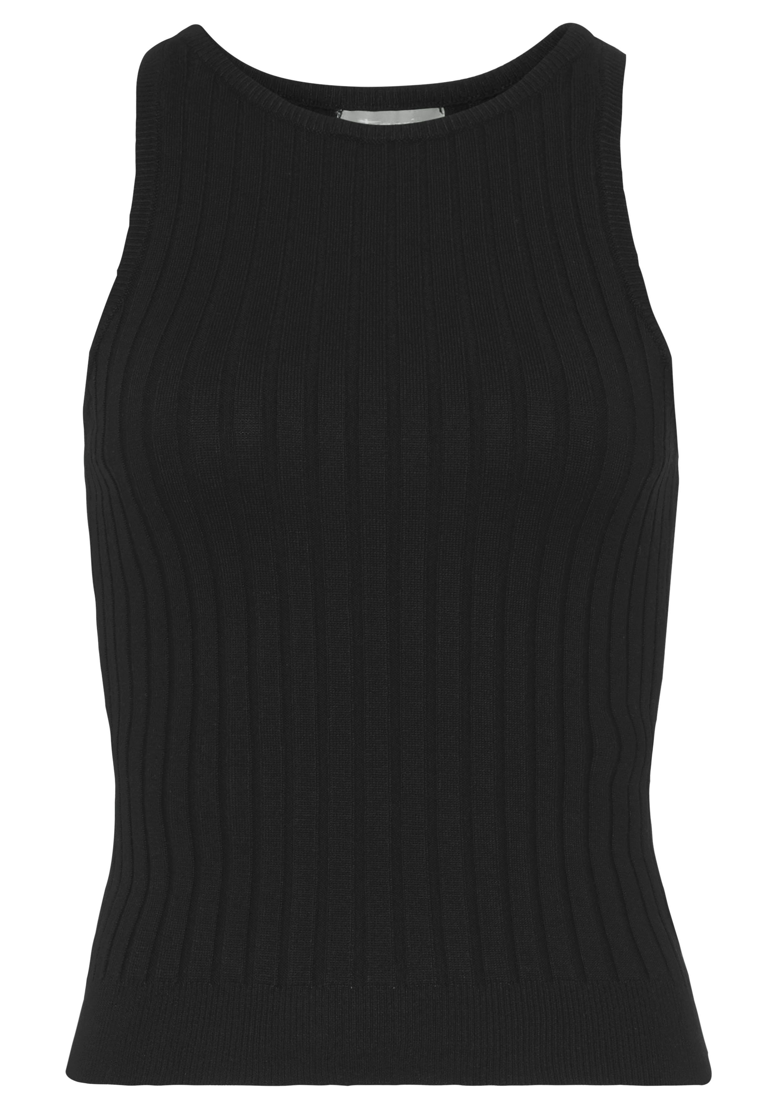 Tamaris Stricktop mit Rundhalsausschnitt