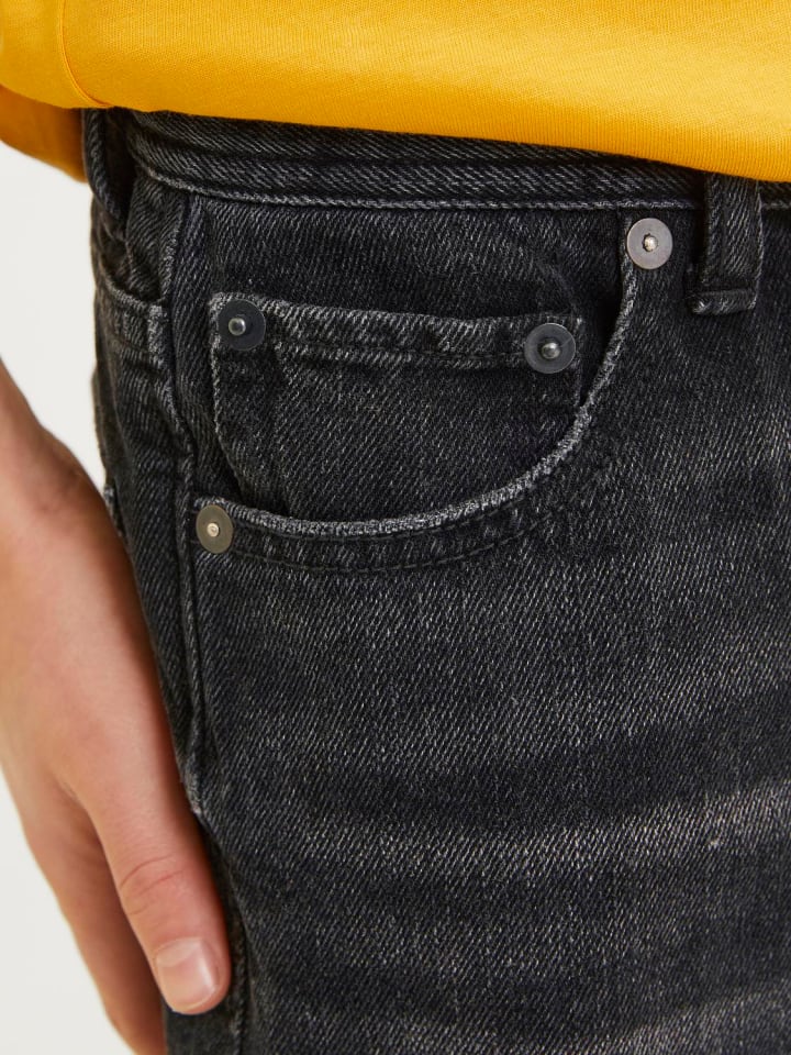 JACK & JONES Junior Jeans JJICHRIS JJORIGINAL SQ 602 JNR relaxed fit in black denim günstig kaufen