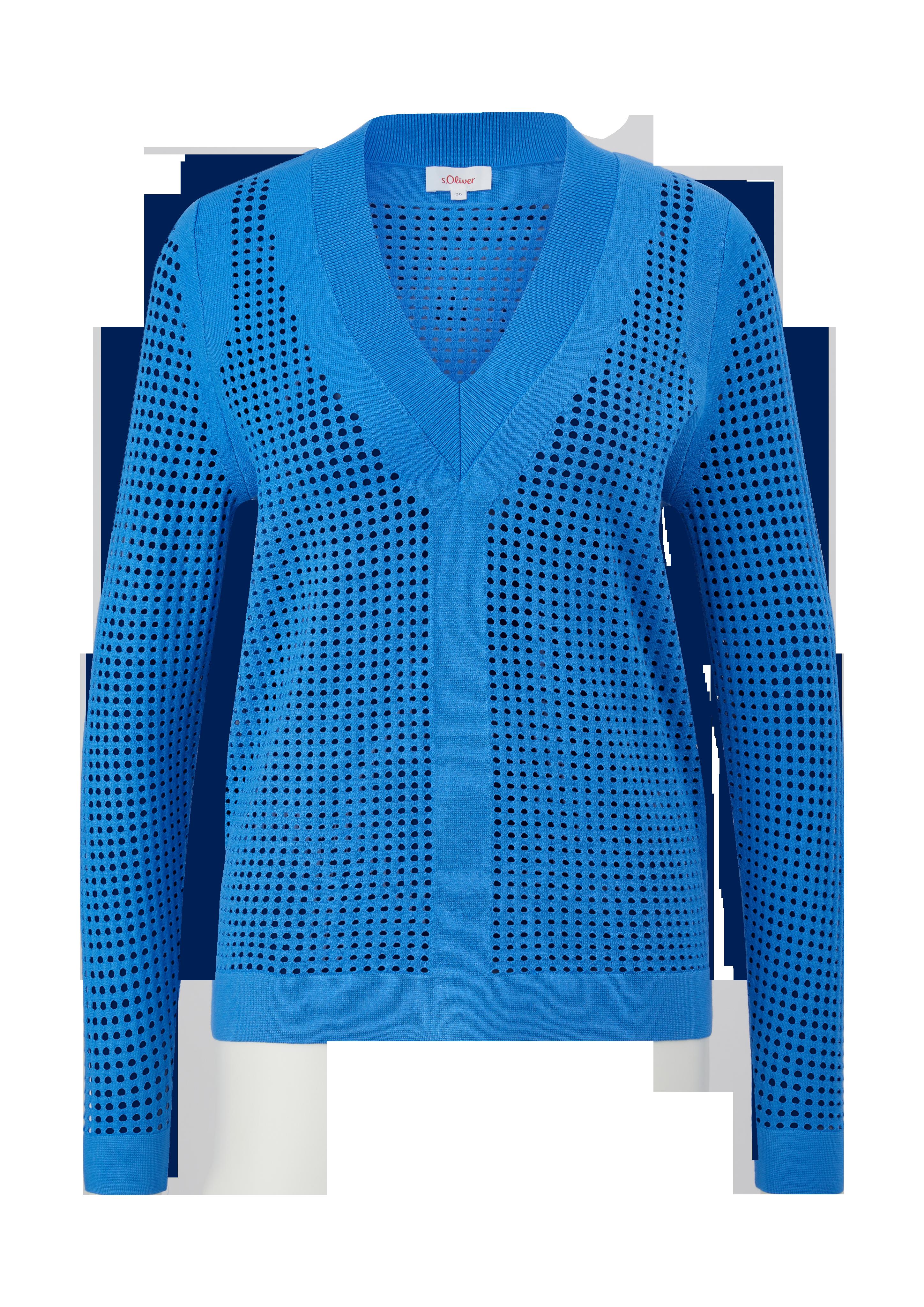 Pullover mit Lochmuster  2127071-5520