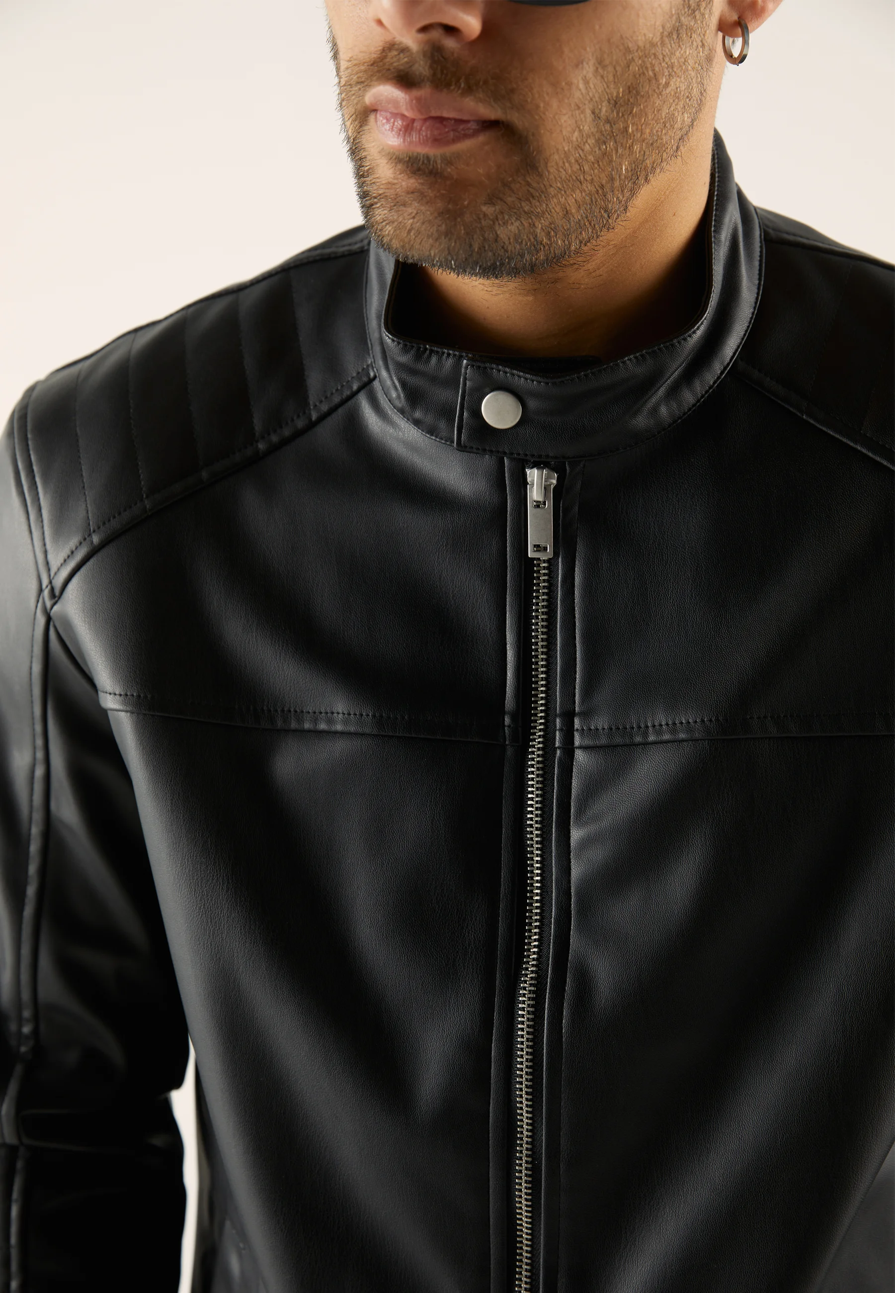 Chaqueta de piel sintética Pier One