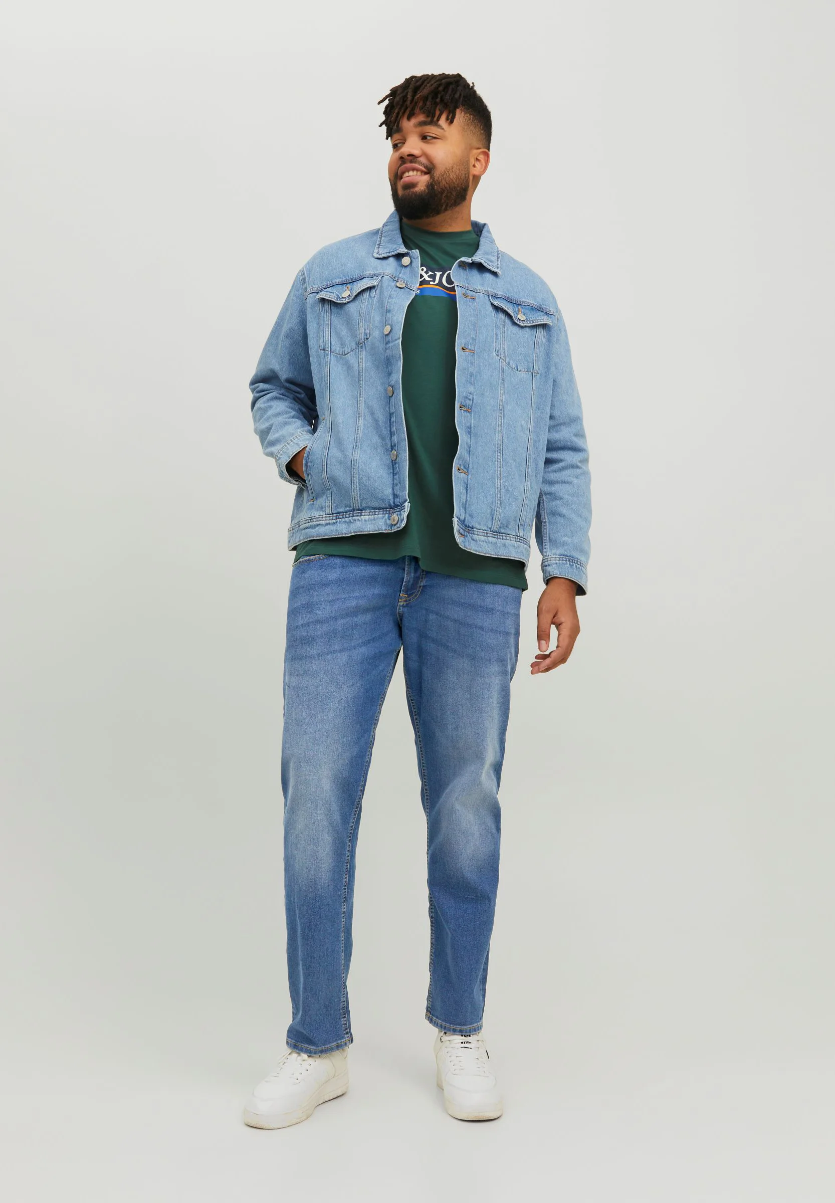 Jack & Jones JJIGLENN ORIGINAL - Vaqueros de corte cónico