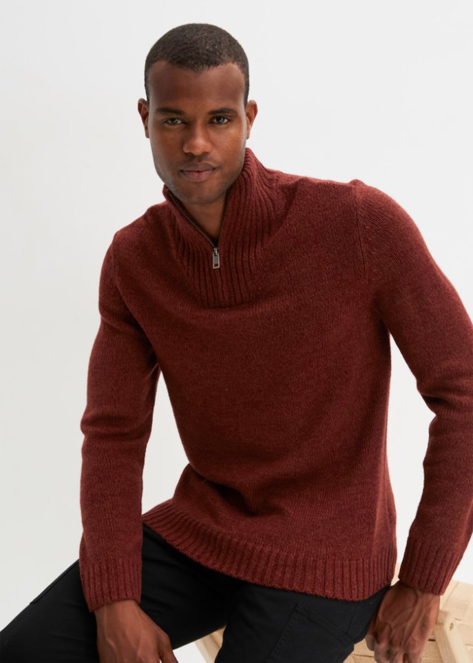 Troyer Pullover mit recyceltem Polyacryl