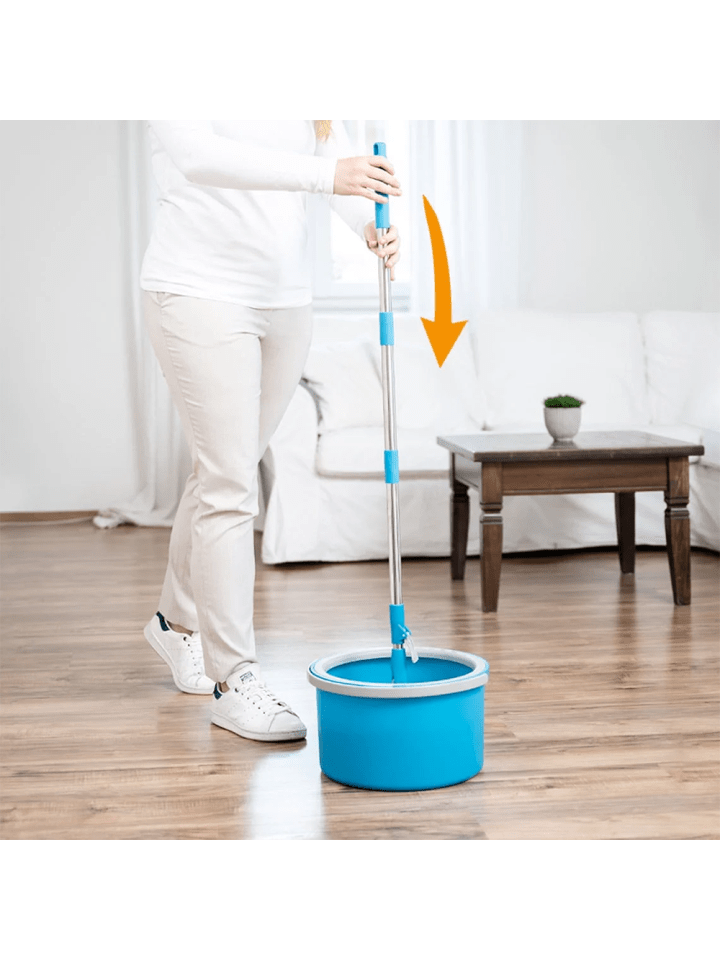 Livington Mop Clean Water Spin Mop in Blau günstig kaufen onesize