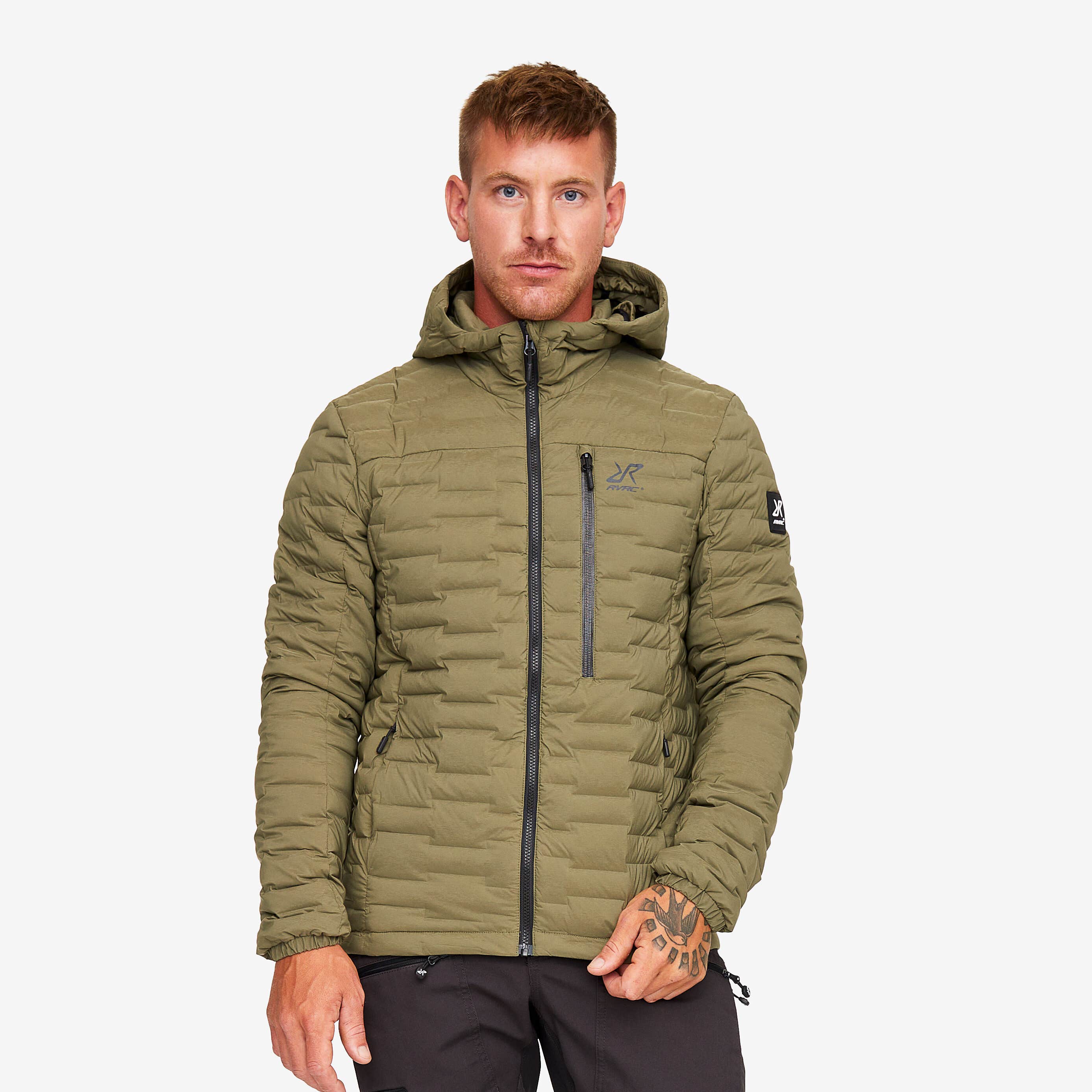 Flex Down Jacket Homme Burnt Olive