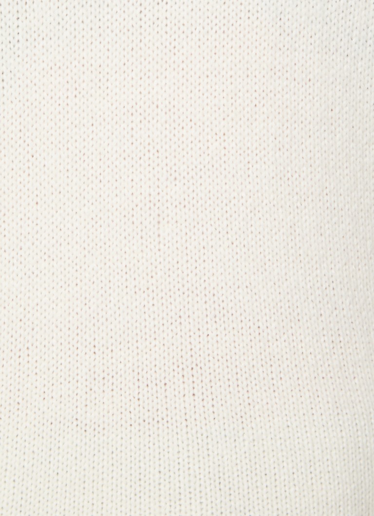 HUGO BOSS Simage fine-knit sweater in virgin wool blend with logo print