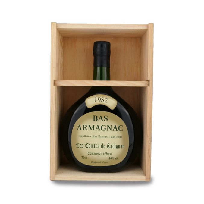 1982 Bas-Armagnac Les Comtes de Cadignan 0,7l