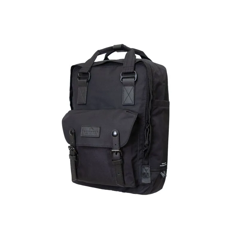 Doughnut Macaroon Reborn Black Backpack - black
