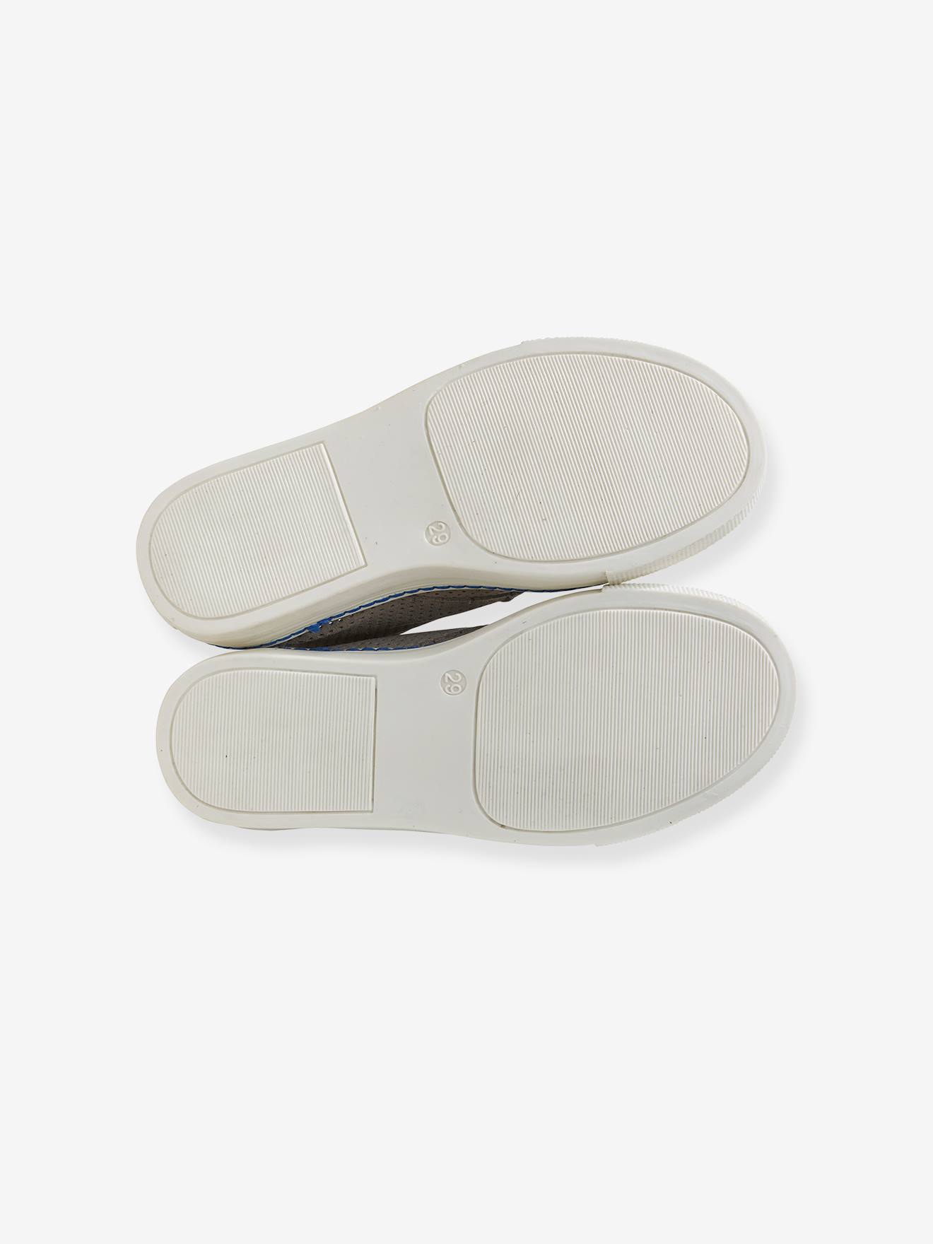 Bottines chukka garçon en cuir gris