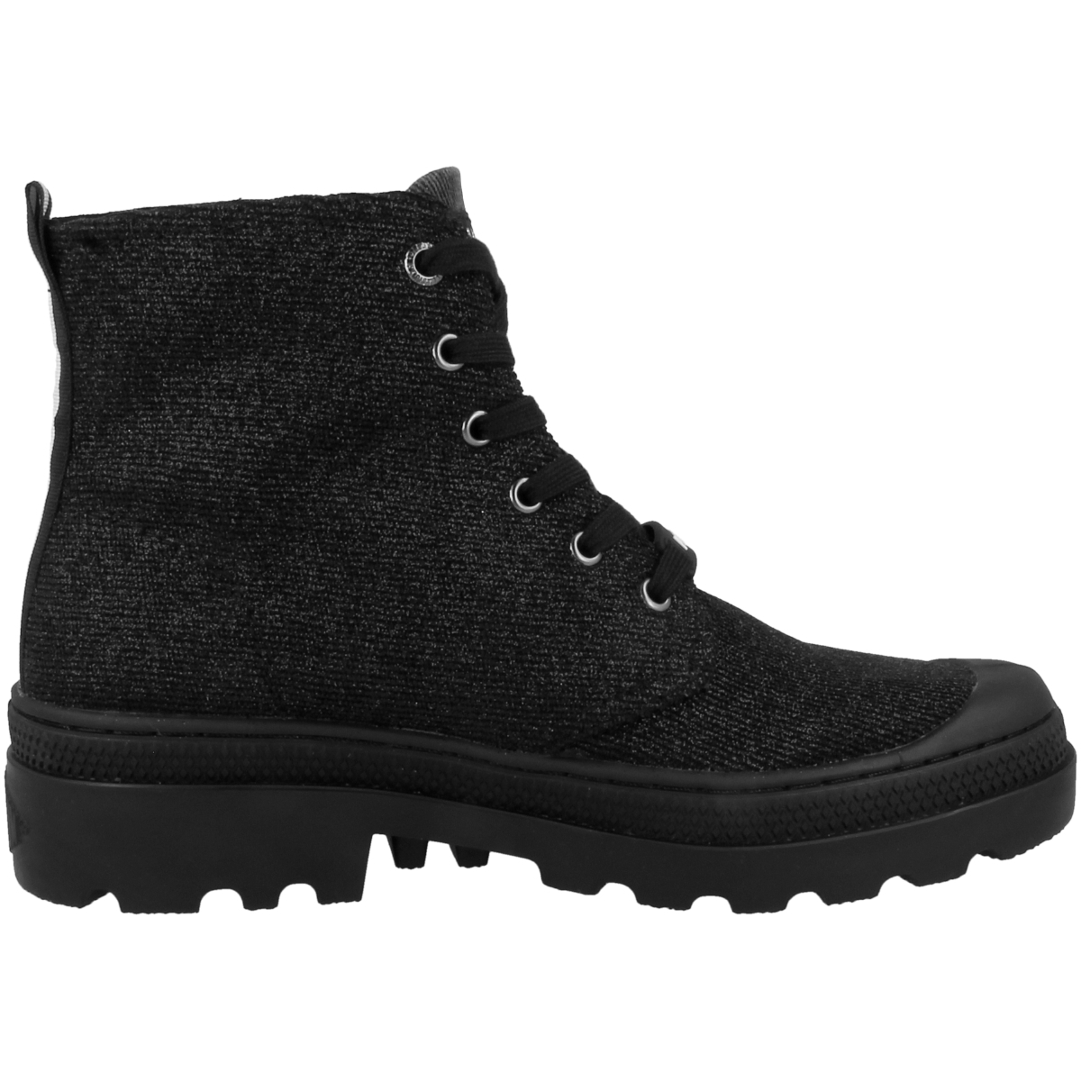 Palladium Pampa Avenue High Glit Schnürboots schwarz
