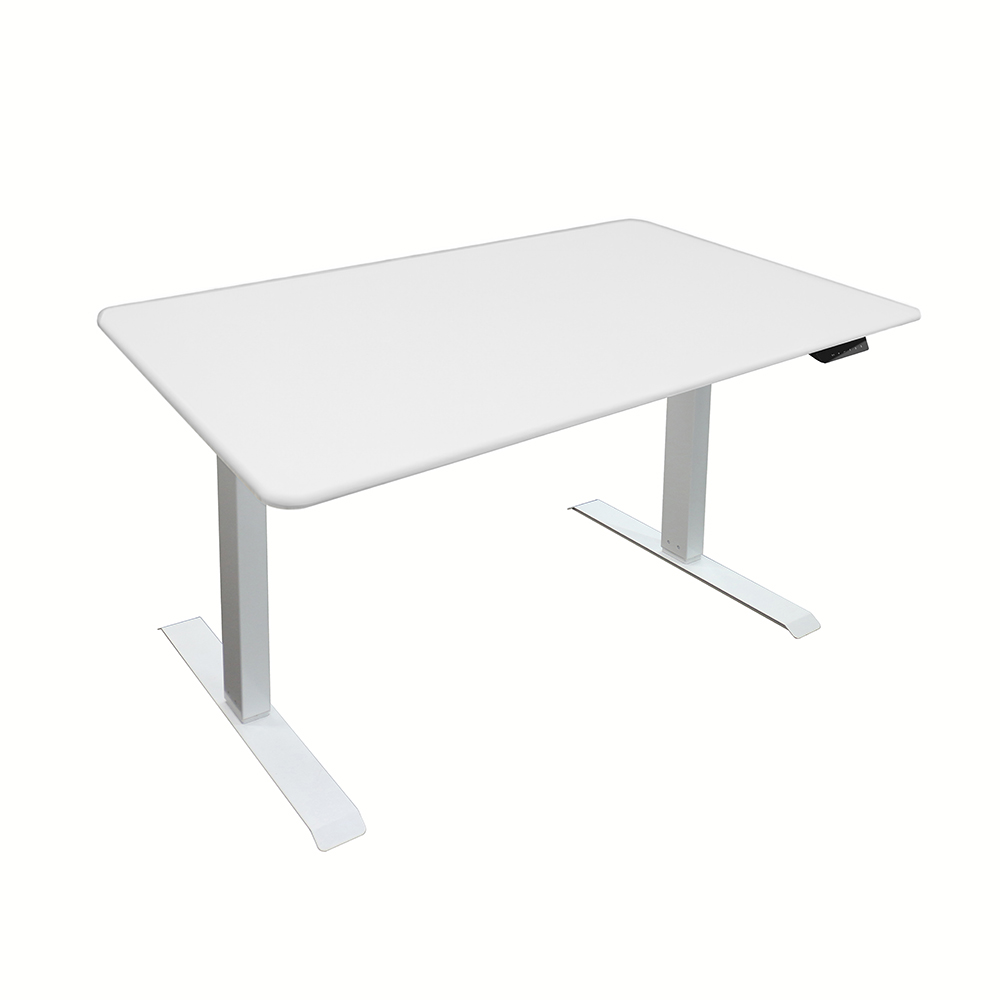 Home Deluxe Höhenverstellbarer Schreibtisch elektrisch LUMINA - 160 x 80 cm Weiß