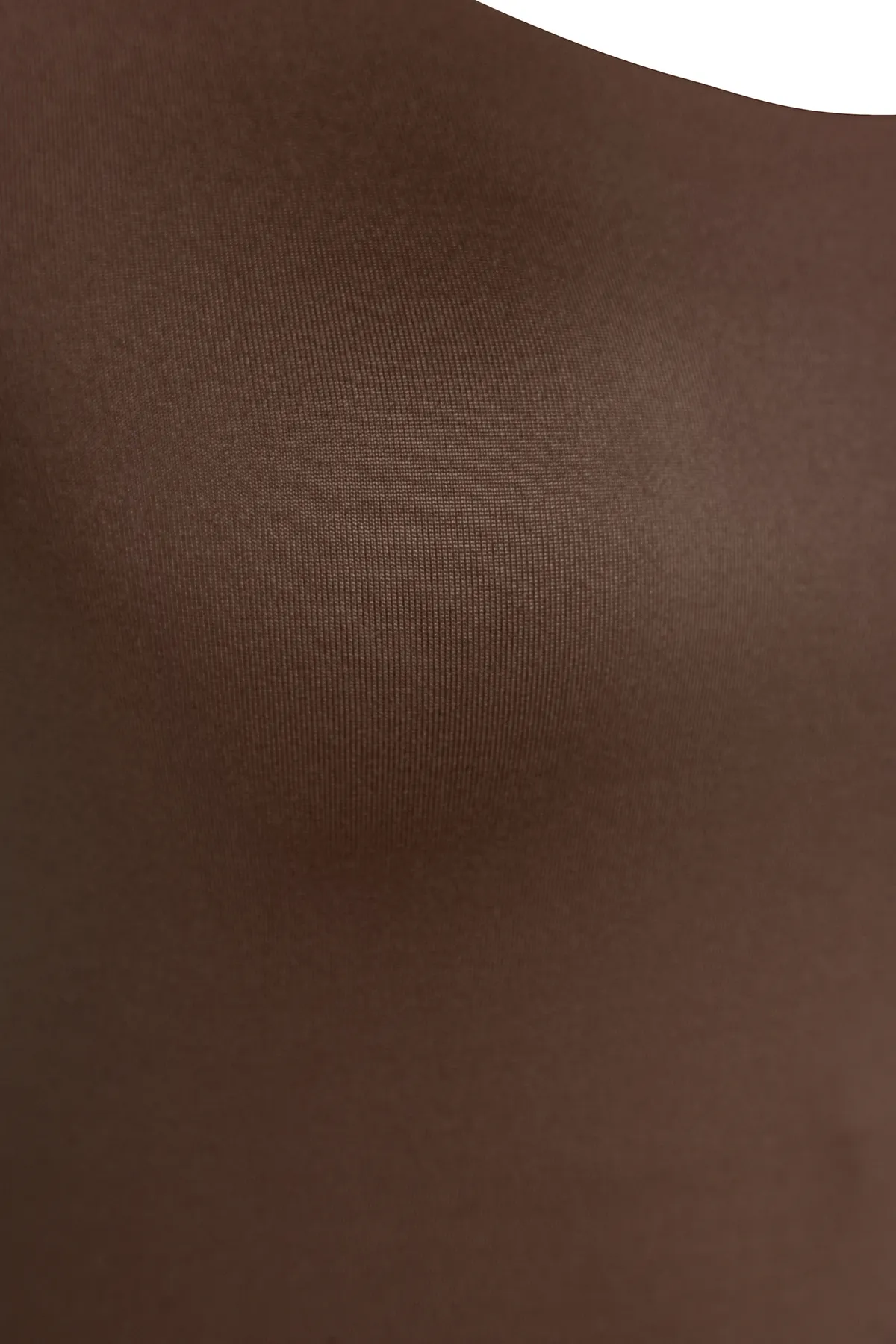 Trendyol Collection  Brauner taillierter/körperbetonter Poolkragen, weicher Stretch-Strickbody mit Druckknopfverschluss TWOAW24BD00031