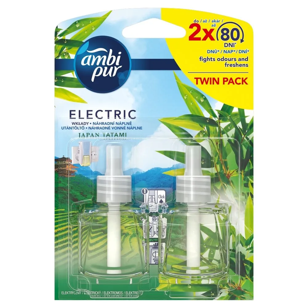 Ηλεκτρικό Αρωματικό Χώρου Ambi Pur Japan Tatami Refill 2X
