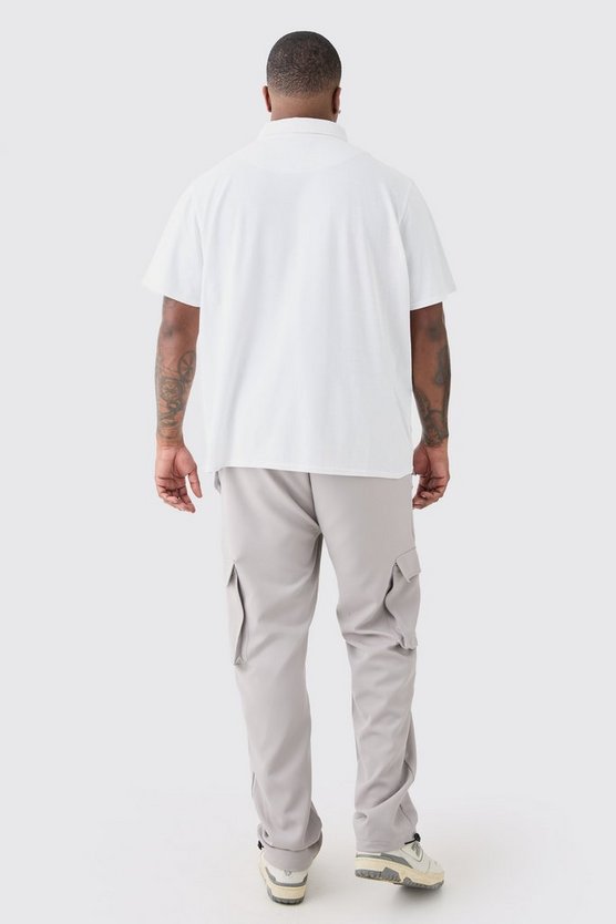 Plus elastische Skinny Stretch Cargo-Hose