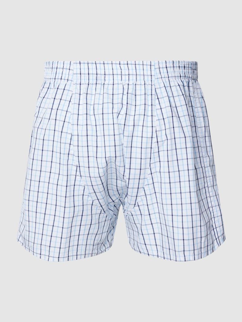 Boxershorts mit Label-Patch im 3er-Pack in hellblau