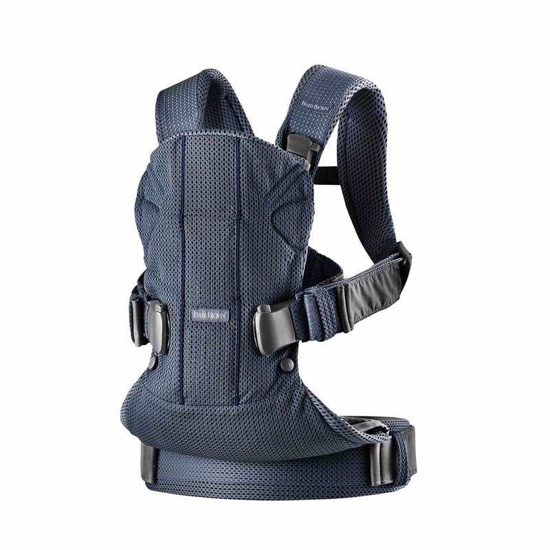 Porte-bébé One air bleu marine mesh 3D BabyBjörn
