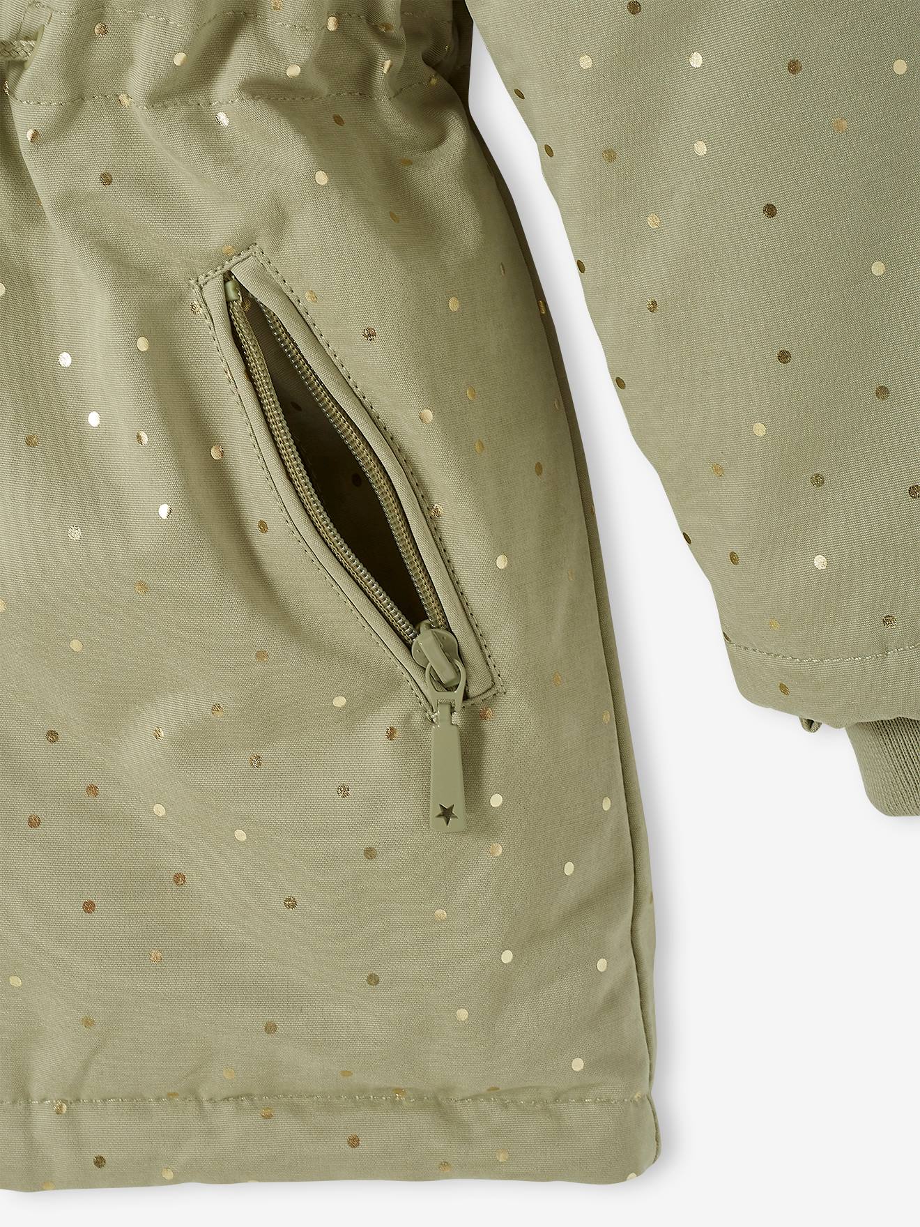 Vertbaudet Mädchen Jacke mit Recycling-Polyester - hellgrün