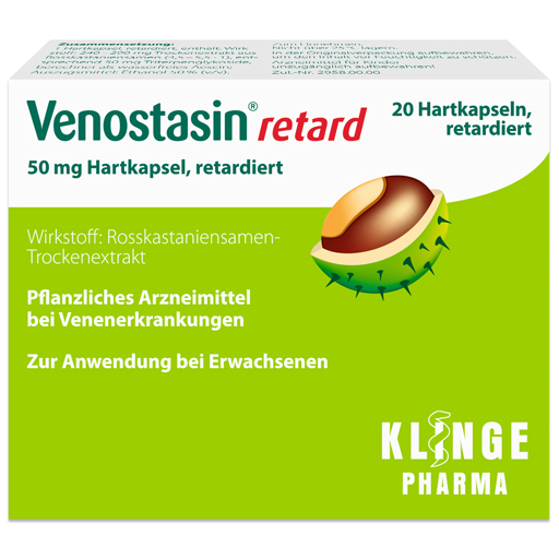VENOSTASIN retard 50 mg Hartkapsel retardiert  20 St  Retard-Kapseln