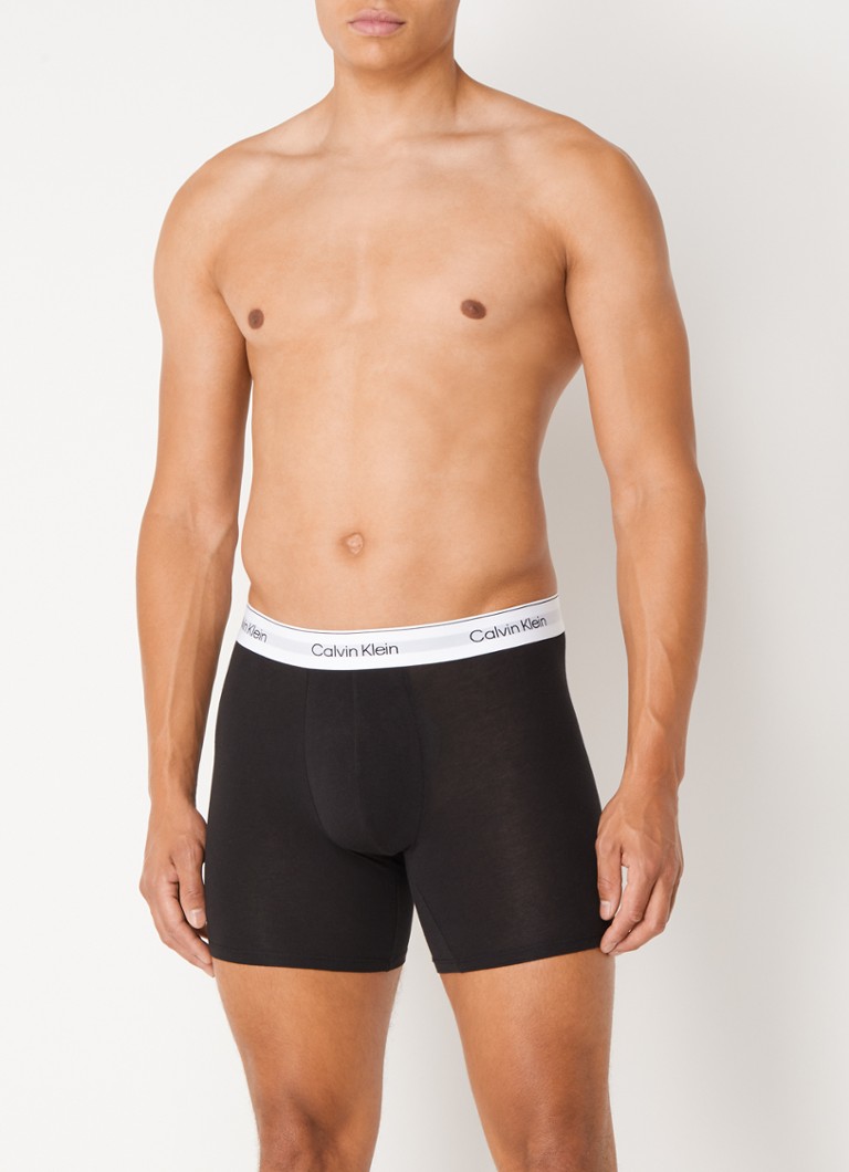 Calvin Klein Boxer Shorts with logo waistband in a 3-pack