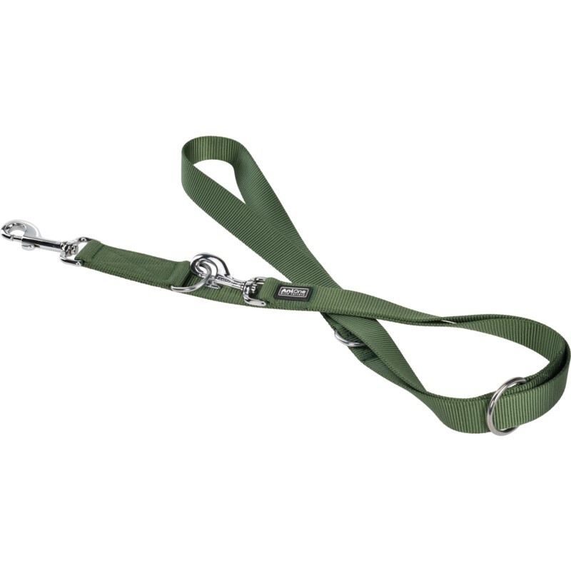 AniOne Hundeleinen AniOne Führleine Classic Nylon XL grün