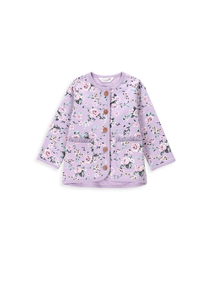 Coccodrillo Sweatshirt mit Reißverschluss in violett günstig kaufen